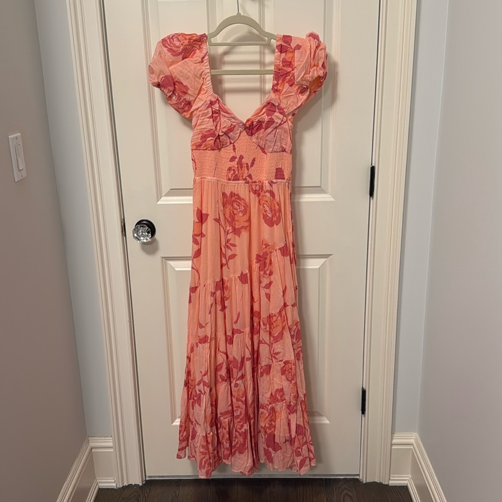 Free people sundrenched maxi dress. NWT